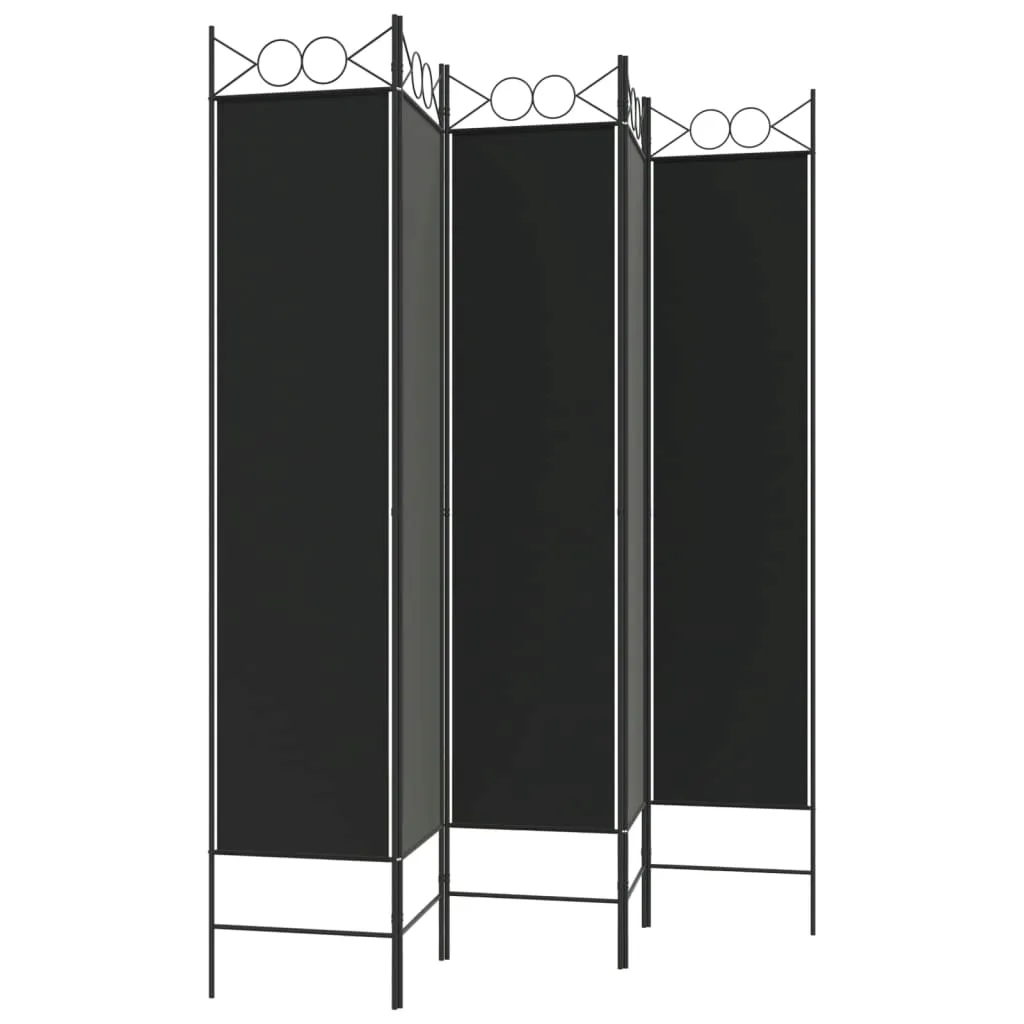 parawan-czarny-5-panelowy-200x200-cm-stan-nowy