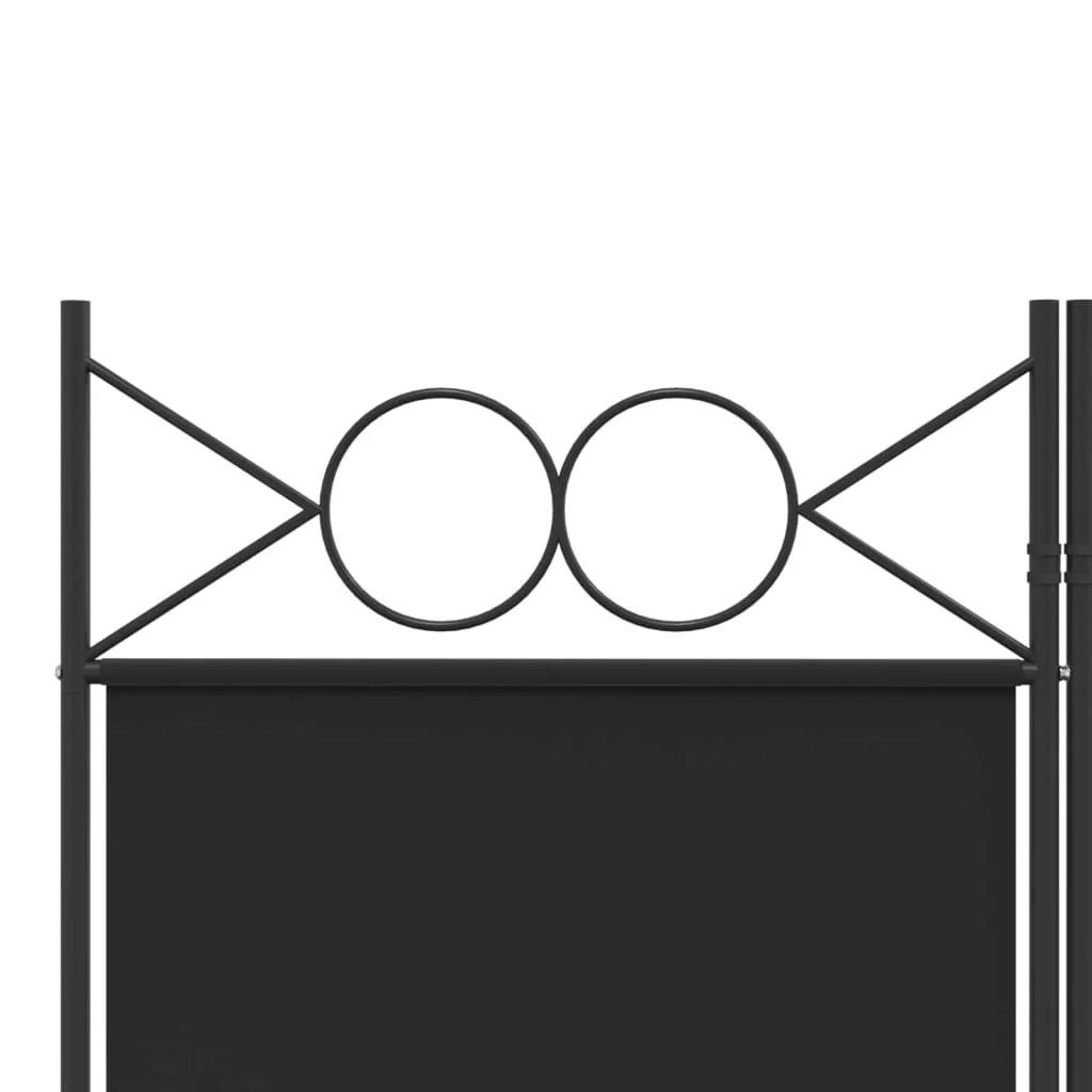 parawan-czarny-5-panelowy-200x200-cm-stan-nowy