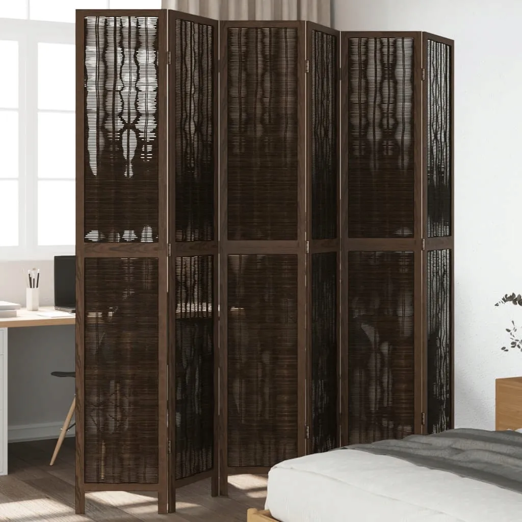 parawan-deco-willow-dark-brown-210x220-cm