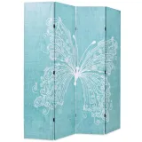 parawan-motyl-160x170-cm-niebieski-stan-nowy