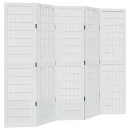 parawan-pokojowy-5-panelowy-bialy-lite-drewno-paulowni