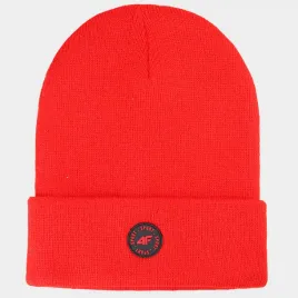 czapka-dziecieca-4f-zimowa-beanie-pomaranczowa-4fjwaw24acapu444-sportowa