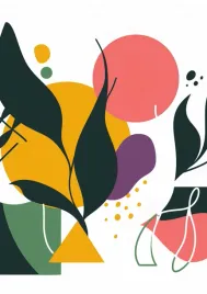 plakat-297x42cm-kolorowa-abstrakcja-botaniczna