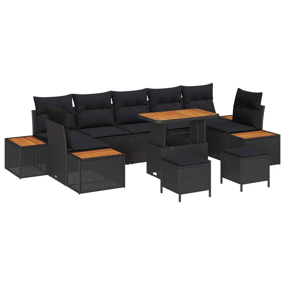 zestaw-sof-na-ogrod-10-pcs-czarny-polirattan