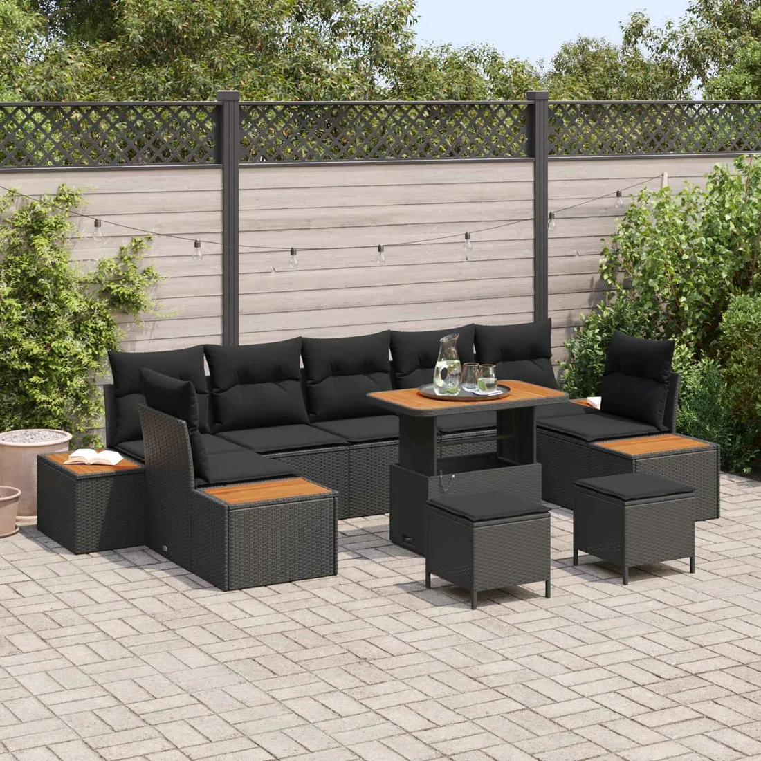 zestaw-sof-na-ogrod-10-pcs-czarny-polirattan