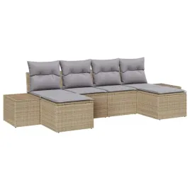 zestaw-sof-na-ogrod-z-poduszka-6-pcs-bezowy-polirattan