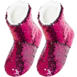 soxo-kapcie-papcie-damskie-r-37-38-z-cekinami-rozowe-twarda-podeszwa-tpr