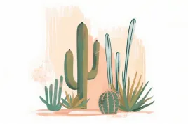 plakat-30x20cm-ilustracja-kaktusow