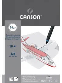 kalka-kreslarska-canson-blok-a3-10-arkuszy-90g