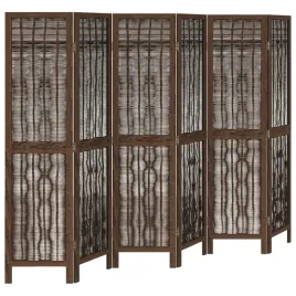 parawan-pokojowy-6-panelowy-ciemny-braz-lite-drewno-paulowni