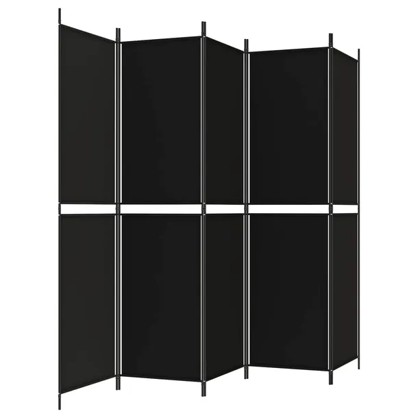 parawan-przegroda-250x200-cm-czarny-kod-producenta-ze-350237-stan-nowy