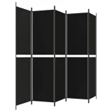 parawan-przegroda-250x200-cm-czarny-kod-producenta-ze-350237-stan-nowy