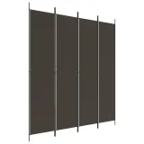 parawan-przegroda-4-panelowa-brazowa-200x220-cm