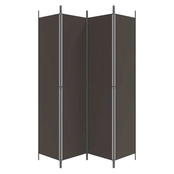 parawan-przegroda-4-panelowa-brazowa-200x220-cm-kod-producenta-ze-350199-stan-nowy