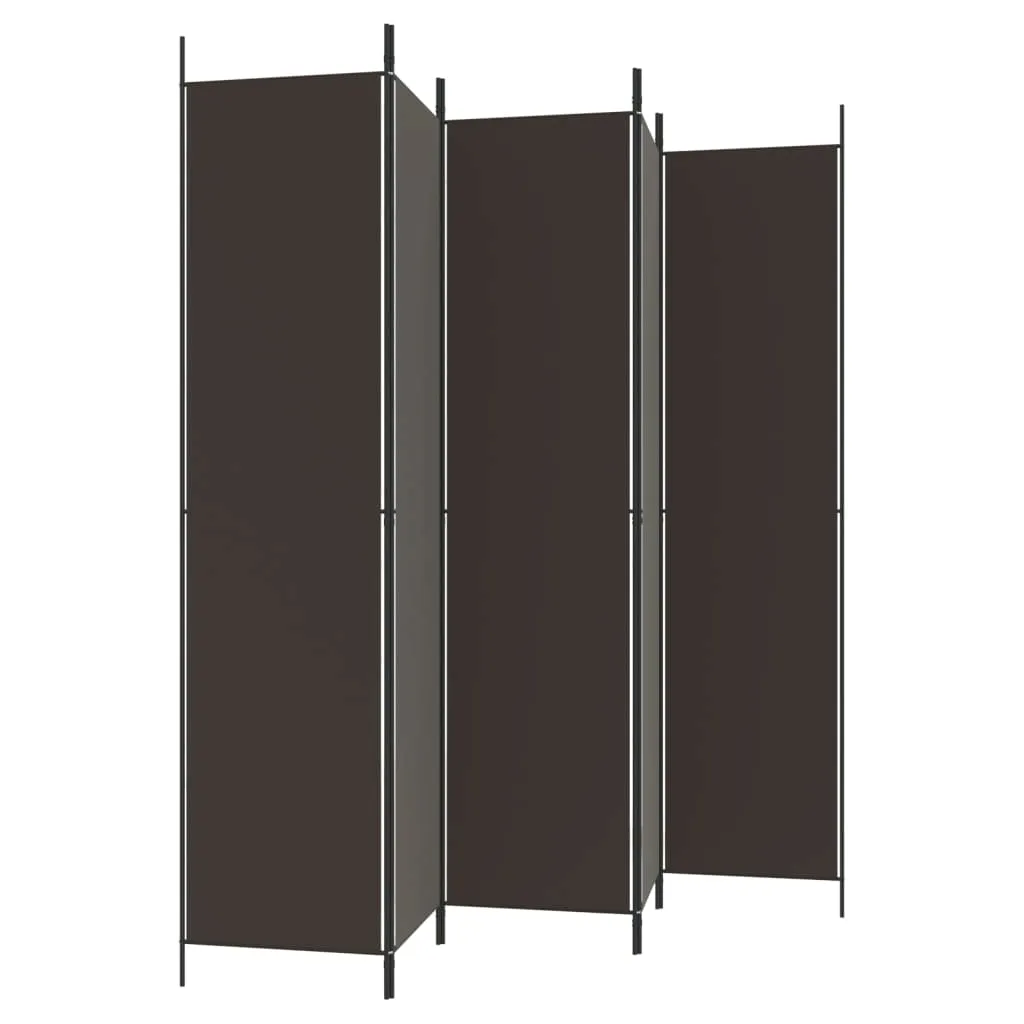 parawan-przegroda-5-panelowa-250x220-cm-brazowy-stan-nowy