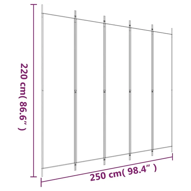 parawan-przegroda-5-panelowa-250x220-cm-brazowy-stan-nowy-kod-producenta-ze-350203