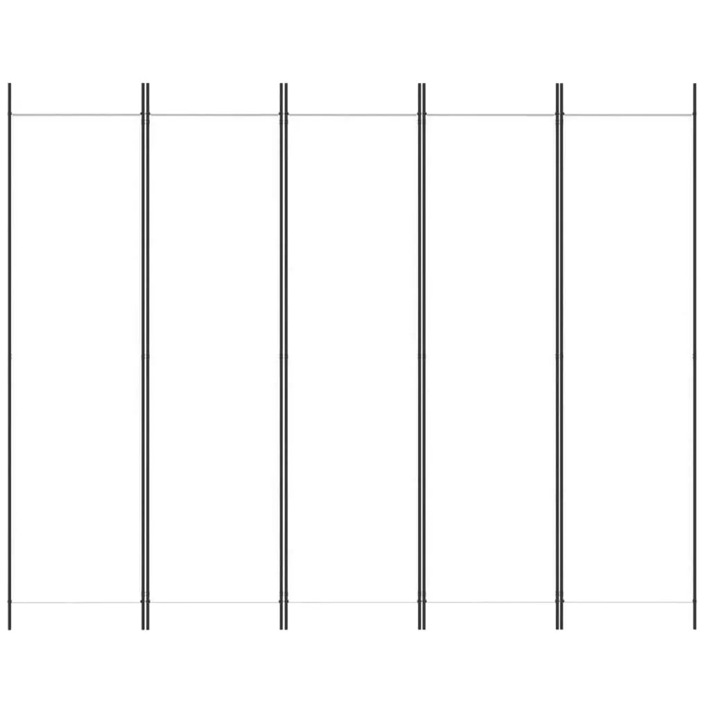 parawan-przegroda-5-panelowa-bialy-250x200cm-stan-nowy