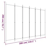 parawan-przegroda-czarny-300x200cm-6-panelowy-kod-producenta-ze-350193-stan-nowy