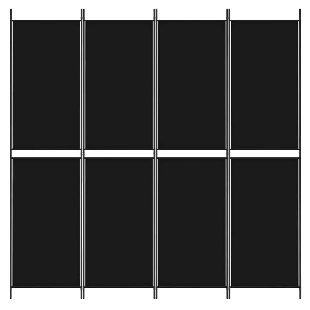 parawan-skladany-200x200-cm-czarny-stan-nowy