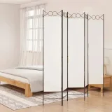 parawan-skladany-5-panelowy-200x200cm-bialy-stan-nowy