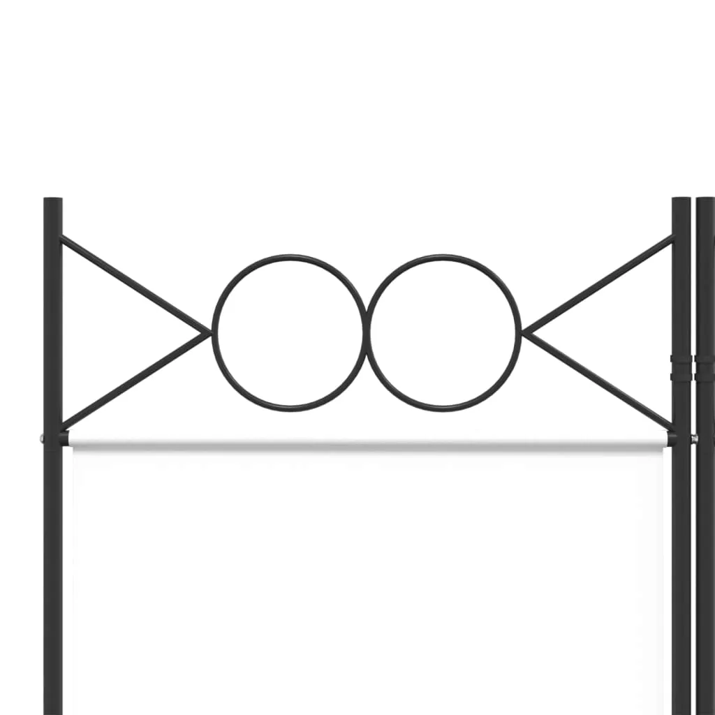 parawan-skladany-5-panelowy-200x200cm-bialy-stan-nowy