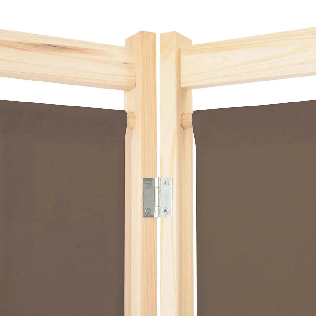 parawan-wolnostojacy-5-panelowy-brazowy-200x170x4cm-stan-nowy