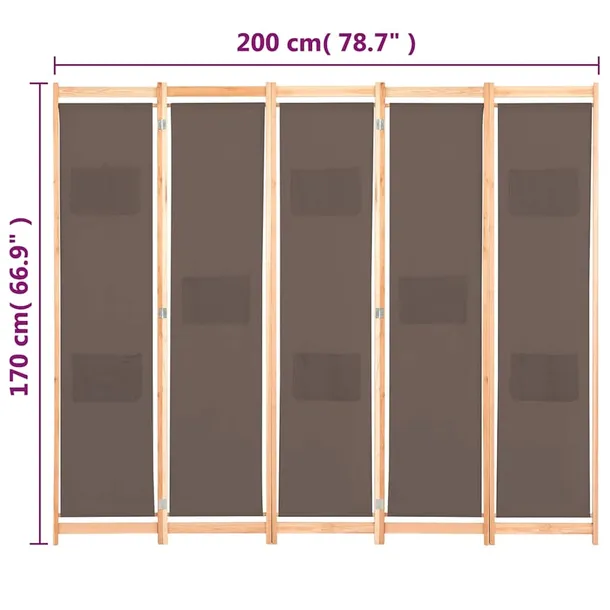 parawan-wolnostojacy-5-panelowy-brazowy-200x170x4cm-stan-nowy-kod-producenta-ze-248181