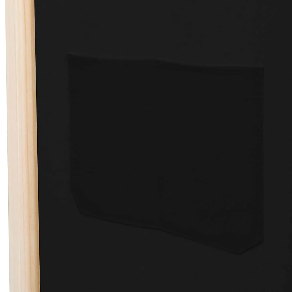 parawan-wolnostojacy-5-panelowy-czarny-200x170x4cm-stan-nowy