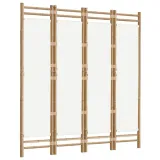 skladany-parawan-4-panelowy-160-cm-bambus-i-plotno-kod-producenta-350624