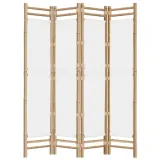 skladany-parawan-4-panelowy-160-cm-bambus-i-plotno-marka-vidaxl