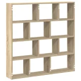 polka-scienna-kostka-12-przegrodami-dab-sonoma-wysokosc-mebla-100-cm