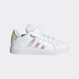 buty-sportowe-adidas-kryte-biale-holo-dziewczece-grand-court-ie3851-r-28