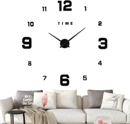 zegar-scienny-diy-duzy-naklejany-na-sciane-3d-cichy-czarny-65-120-cm