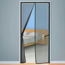 moskitiera-hongtaisheng-pp-czarny-100x210-cm-automatyczne-zamykanie