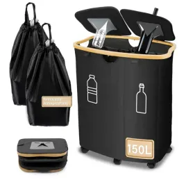 kosz-do-segregacji-butelek-puszek-skladany-dwukomorowy-recykling-150l