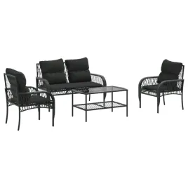 zestaw-wypoczynkowy-ogrodowy-czarny-122-x-57-x-78-cm-rattan-pe-stal