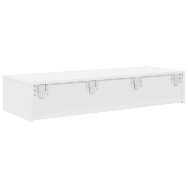 polka-scienna-z-szufladami-biala-100x36x19-cm-wysokosc-mebla-31-cm