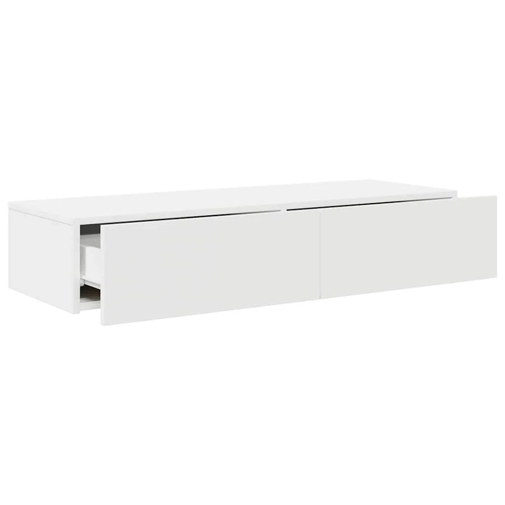 polka-scienna-z-szufladami-biala-100x36x19-cm-stan-nowy