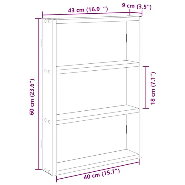 polka-scienna-biala-43x9x60-cm-material-drewnopochodny-stan-nowy-wysokosc-mebla-60-cm