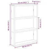 polka-scienna-przydymiony-dab-43x9x60-cm-stan-nowy-wysokosc-mebla-60-cm