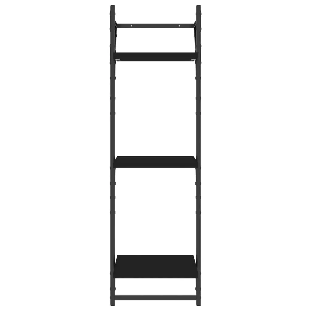 polki-scienna-czarne-30x25x100-cm-stan-nowy