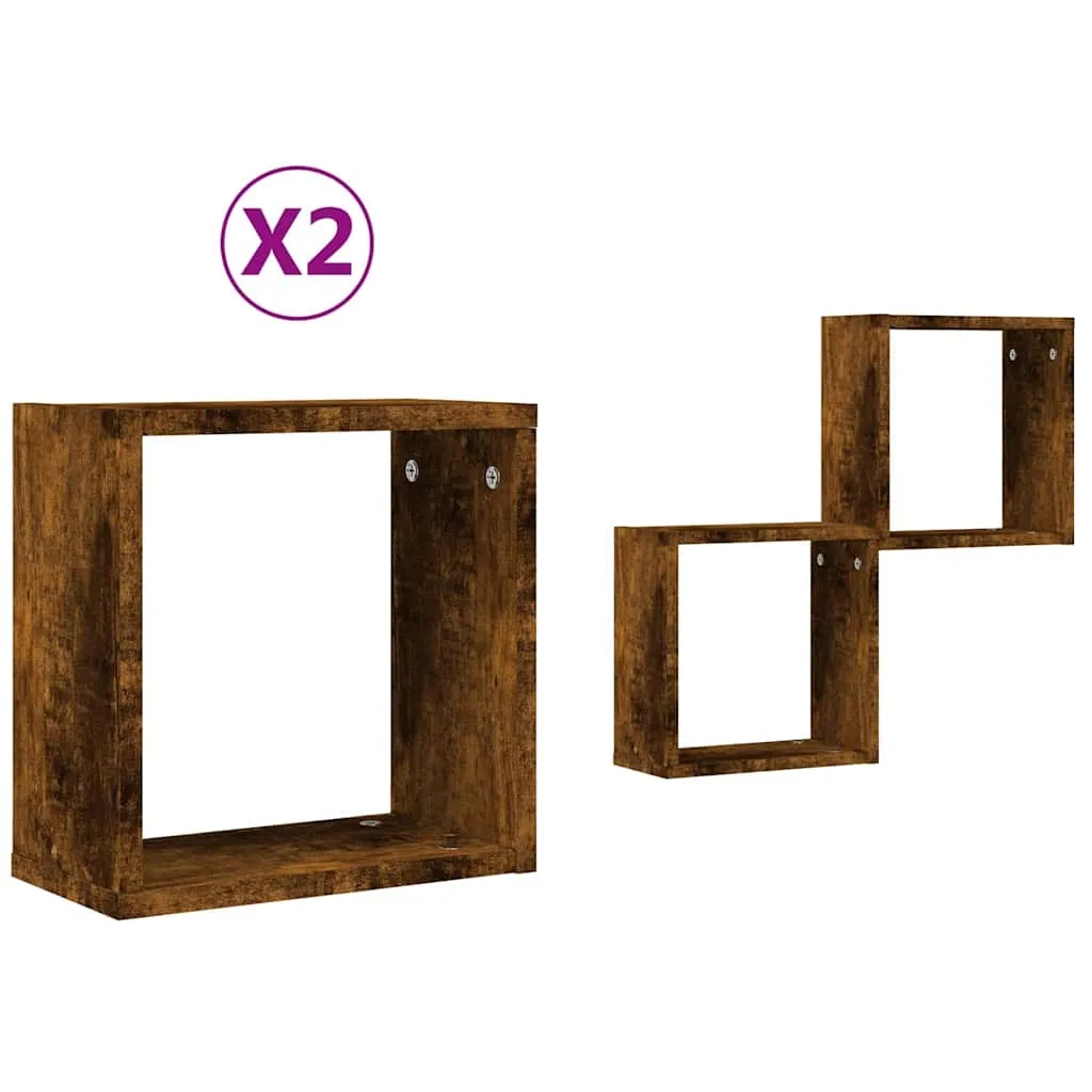 polki-scienne-cube-2-szt-dab-wedzony-30x15x30-cm-stan-nowy