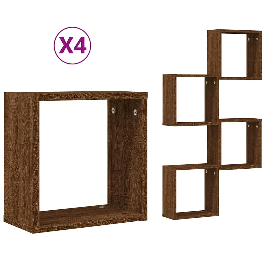 polki-scienne-cube-4-szt-brazowy-dab-30x15x30-cm-stan-nowy