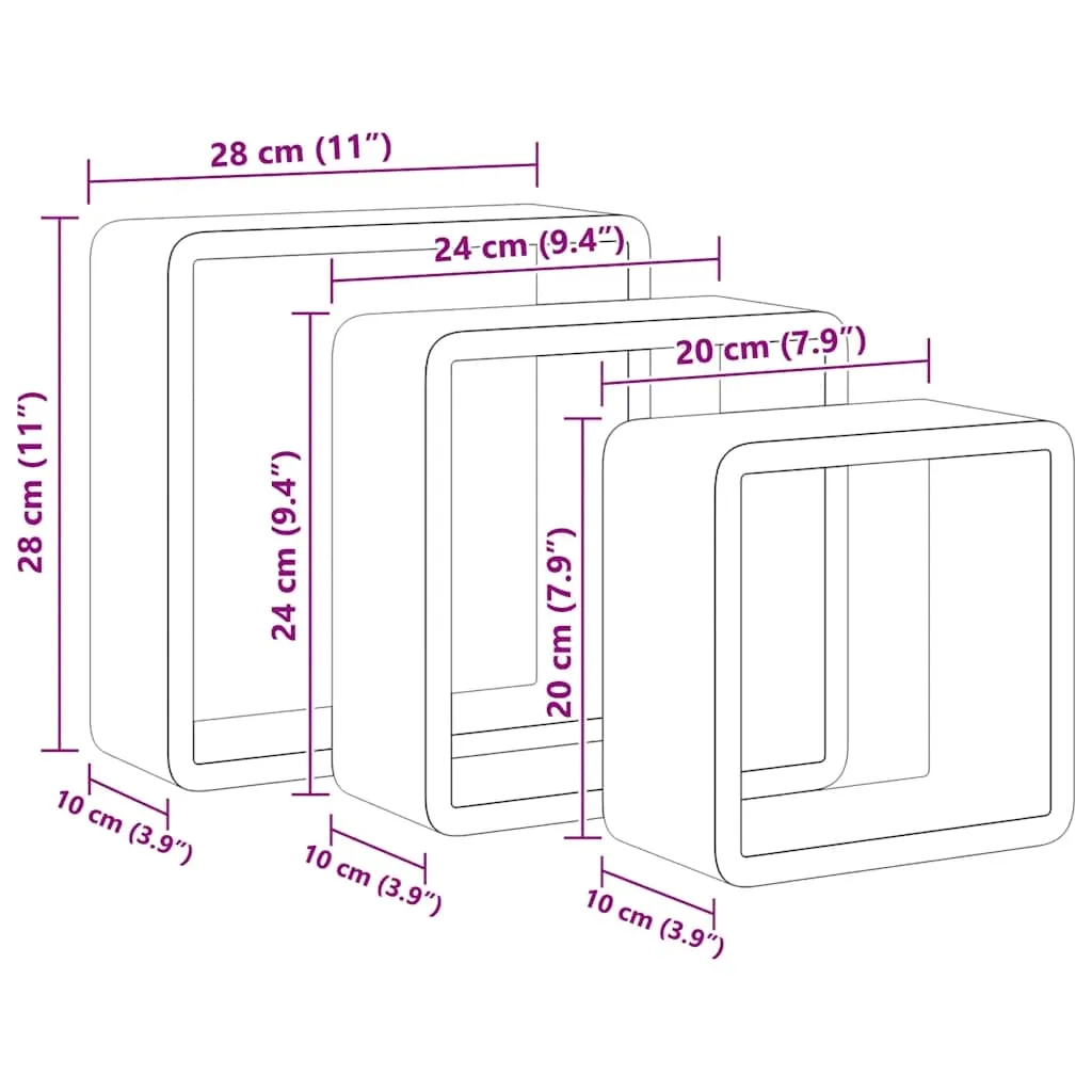 polki-scienne-kostki-3-szt-szare-mdf