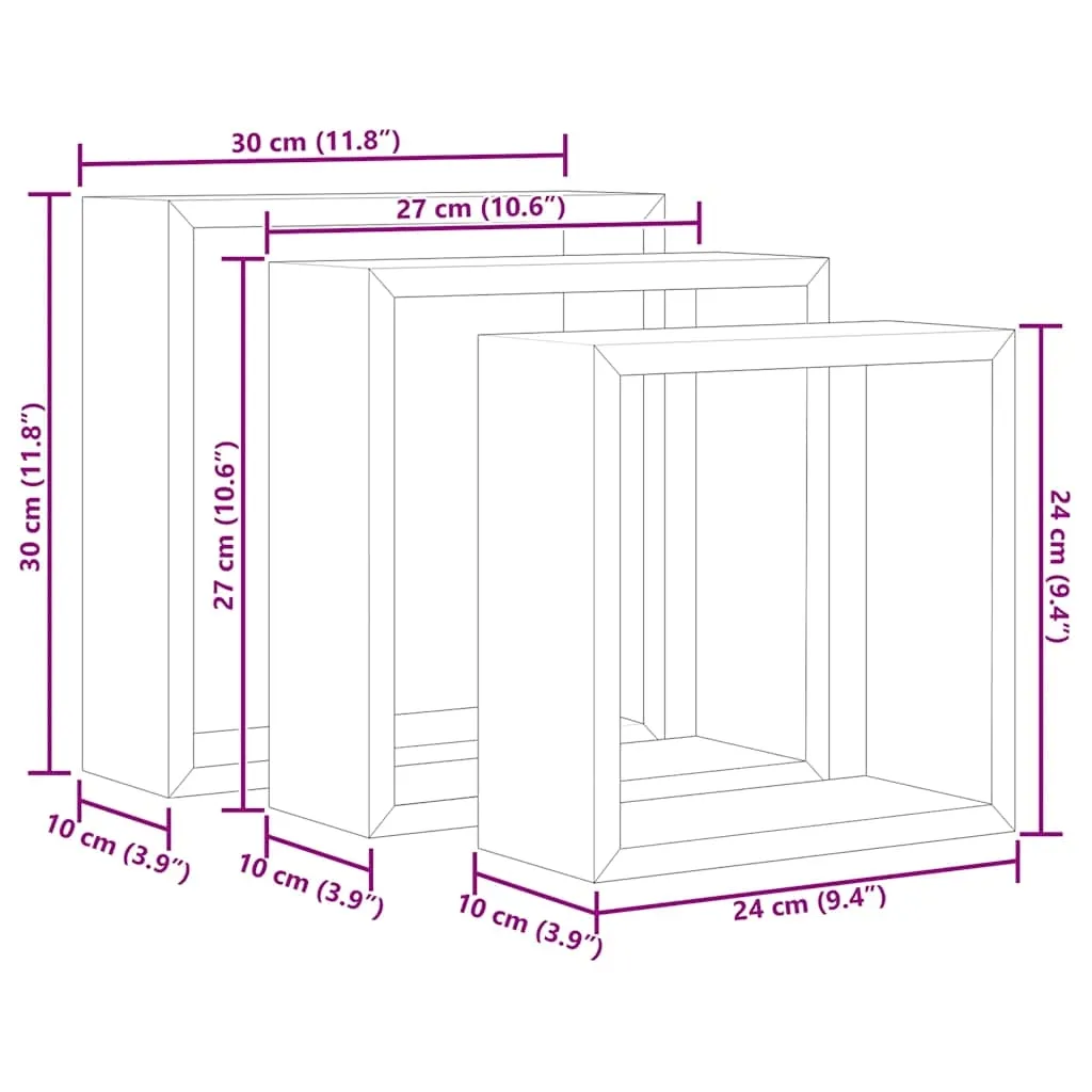 polki-scienne-kostki-3-szt-biale-mdf