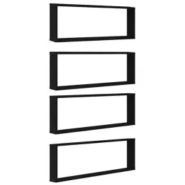 polki-scienne-szescienne-4-szt-czarny-dab-100x15x30-cm