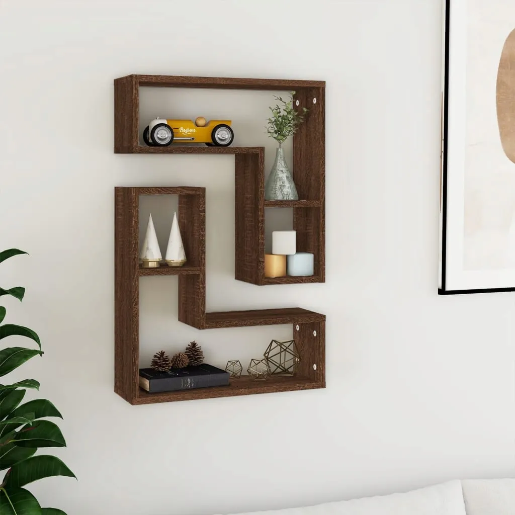 polki-scienne-2-szt-brazowy-dab-50x15x50-cm