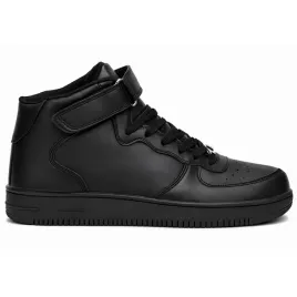 buty-sportowe-meskie-skorzane-wysokie-sneakersy-klasyczne-cale-czarne-45