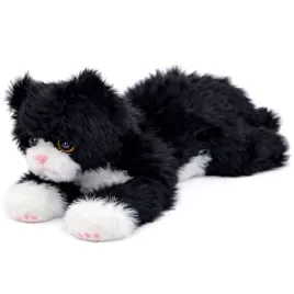 pluszowa-maskotka-przytulanka-kotek-lezacy-bialo-czarny-38-cm