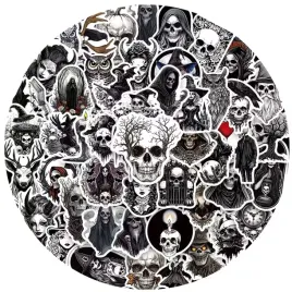 naklejki-zestaw-mix-x50szt-czarno-biale-w-stylu-gotyckim-czaszki